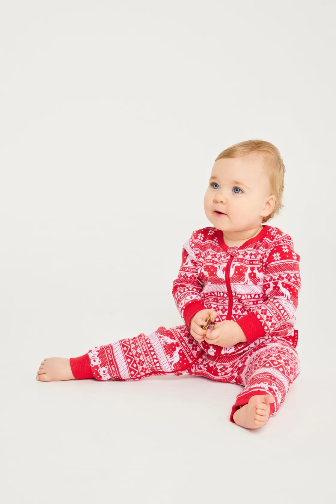 CACHIA Aussie Fair Isle Onesie Best Sale